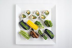 Vegetable Sushi Platter